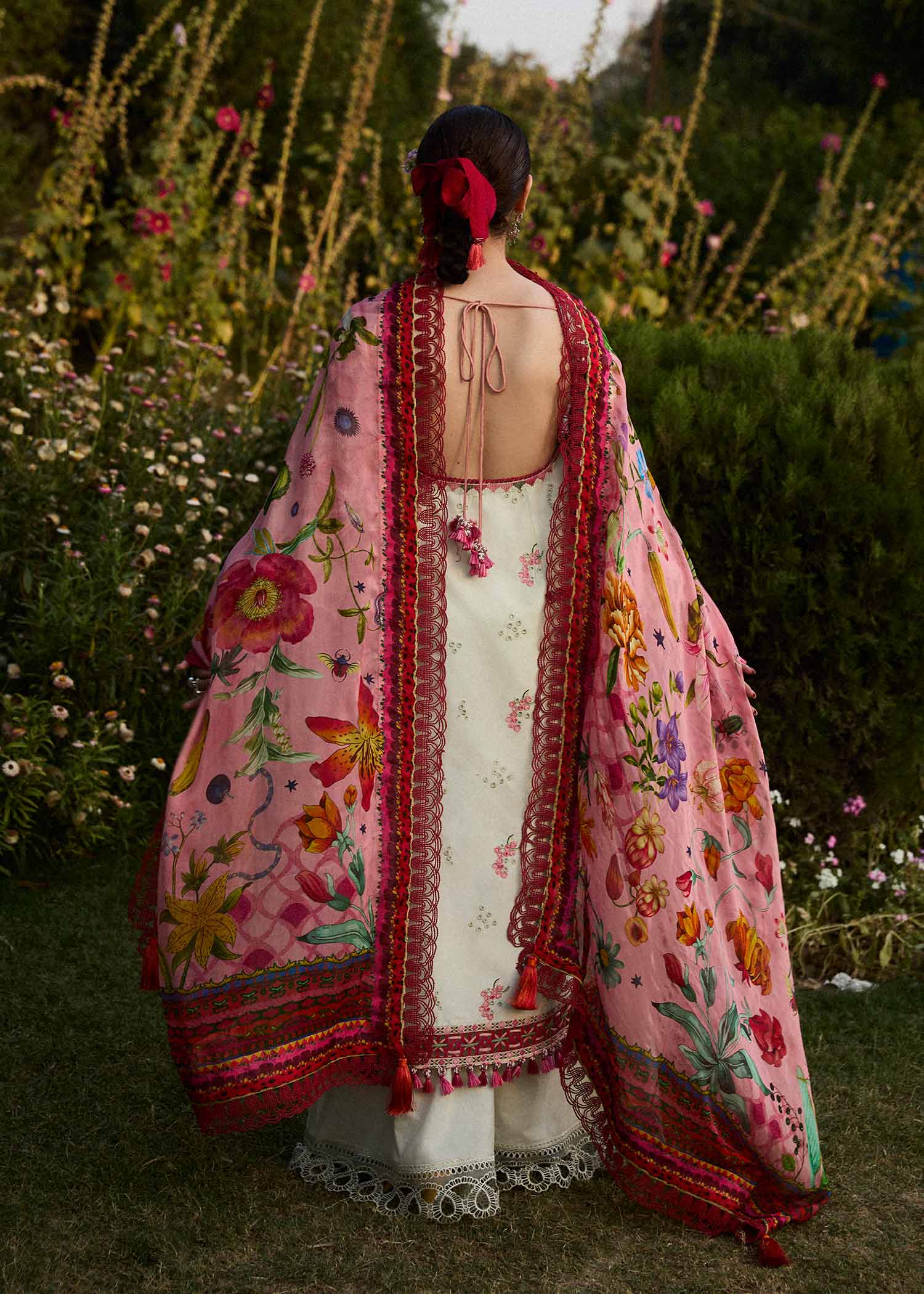 Hussain Rehar S/S Lawn`24 (Fawn)