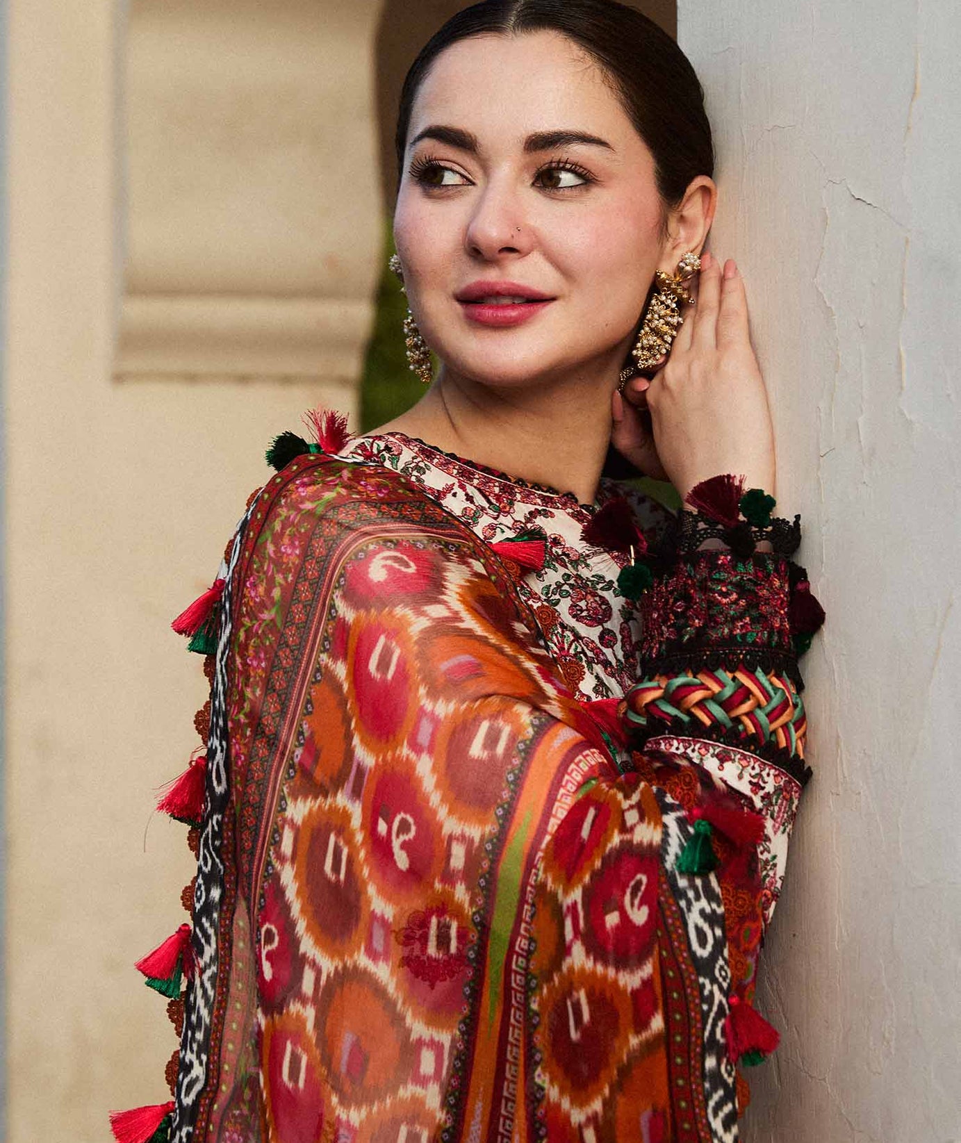 Hussain Rehar S/S Lawn`24 (Fawn)