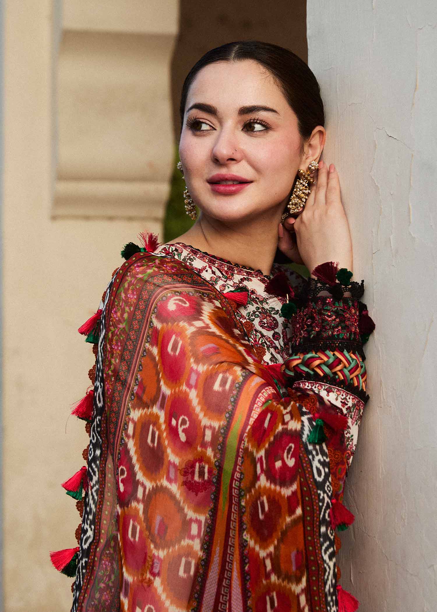 Hussain Rehar S/S Lawn`24 (Fawn)