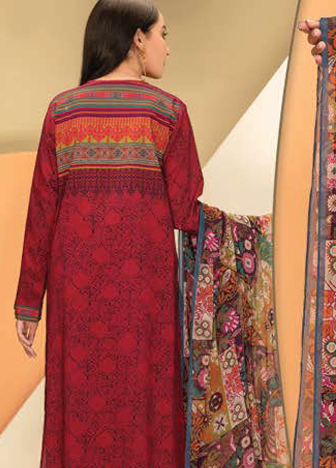 LimeLight Unstitched Summer`21 D#1103-A (Maroon)