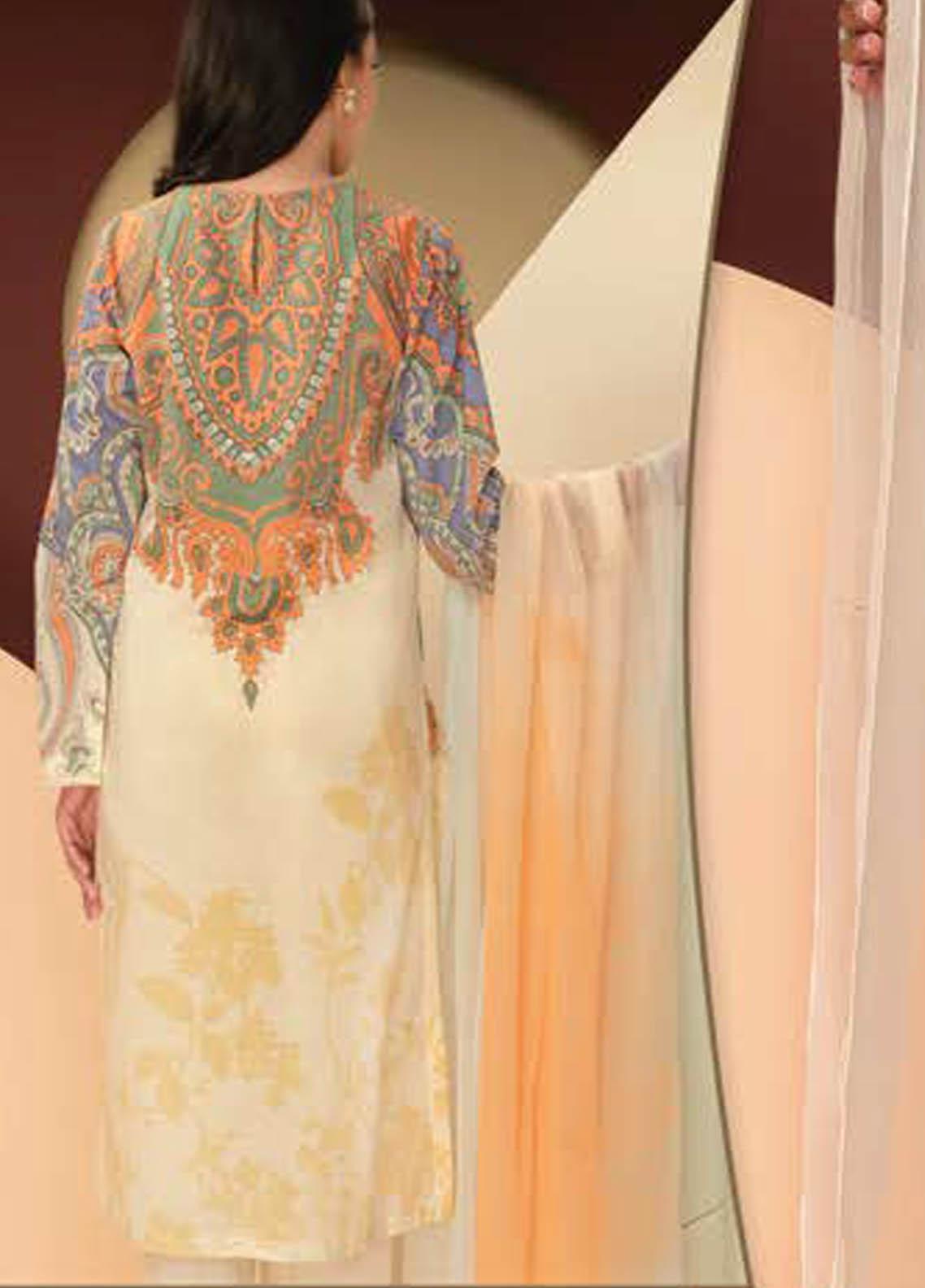 LimeLight Unstitched Summer`21 D#1245 (Off White)