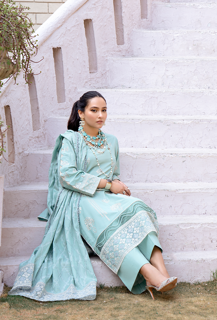 Humdum Mehar Emb Lawn`23 D#08