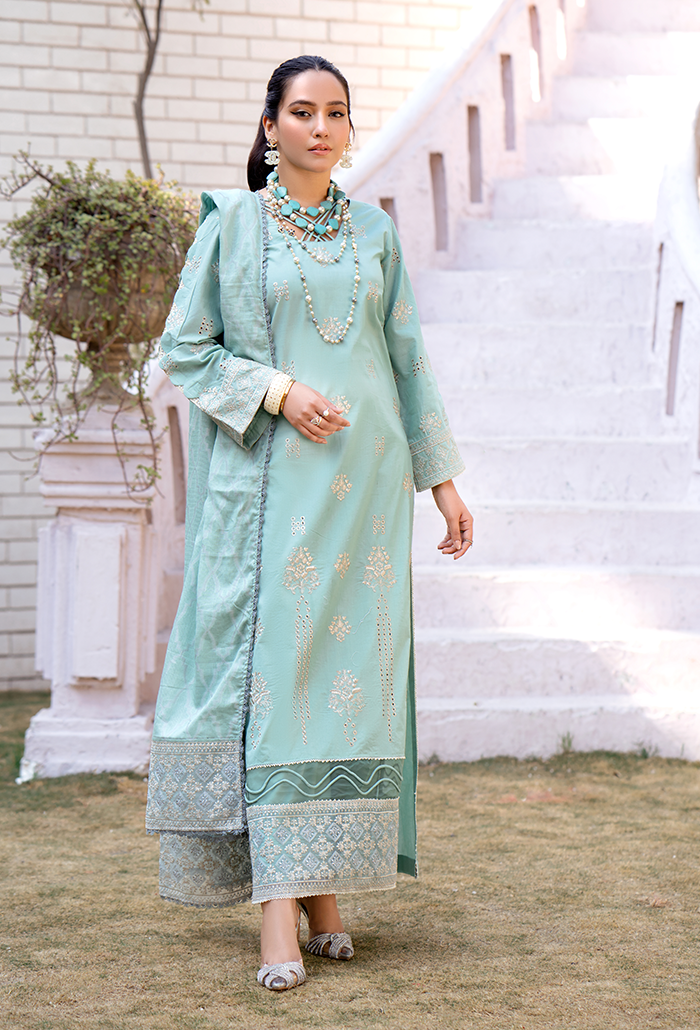 Humdum Mehar Emb Lawn`23 D#08