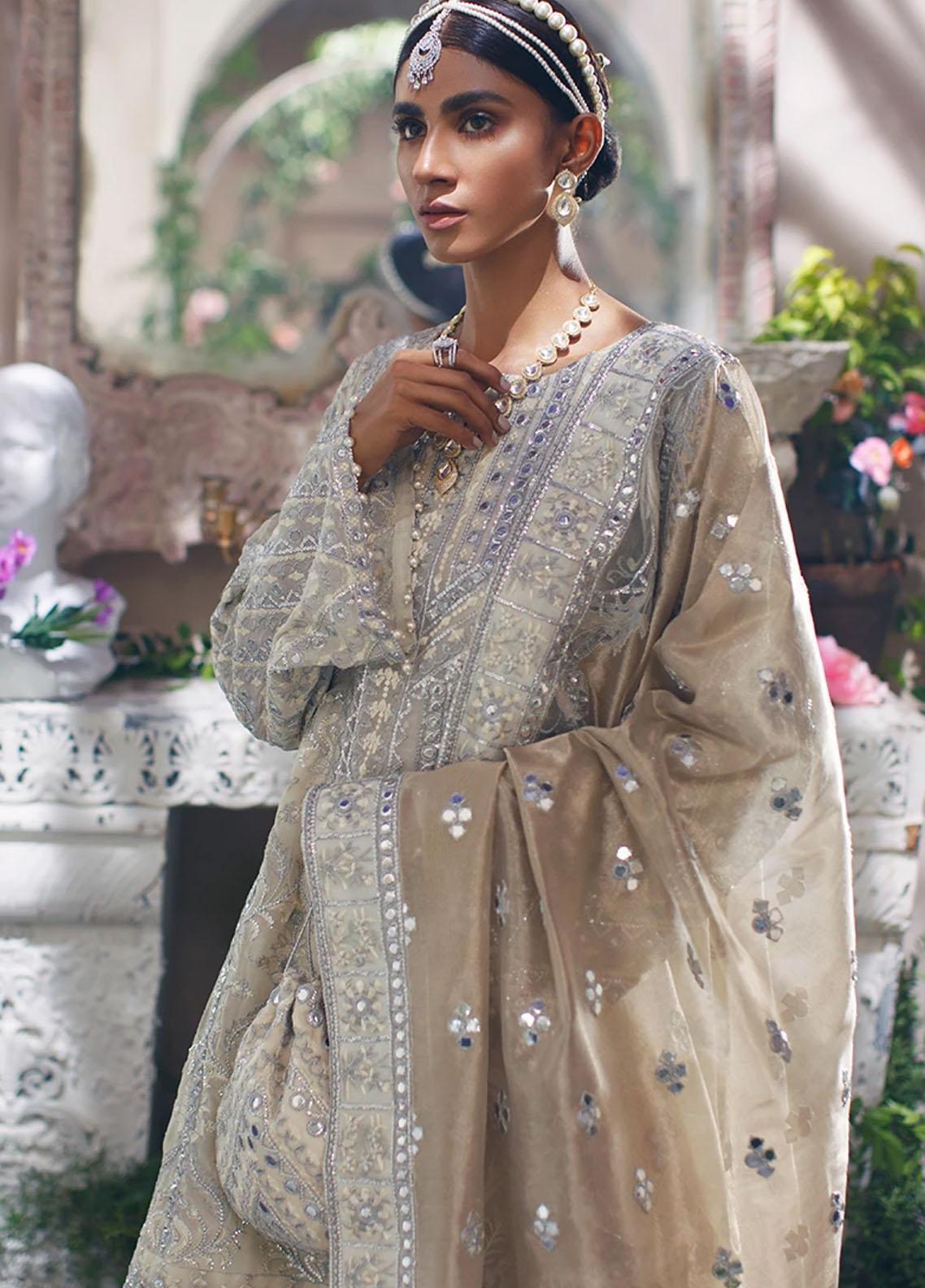 Mahgul Luxury Chiffon'21 D#3 Ivory Empress