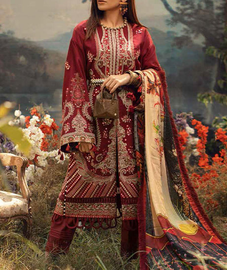 Maryam Hussain Winter Shawl`20 D#4