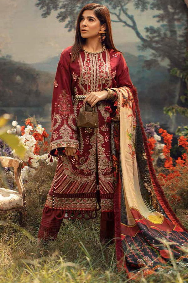 Maryam Hussain Winter Shawl`20 D#4