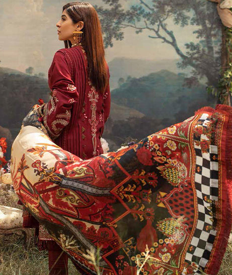 Maryam Hussain Winter Shawl`20 D#4