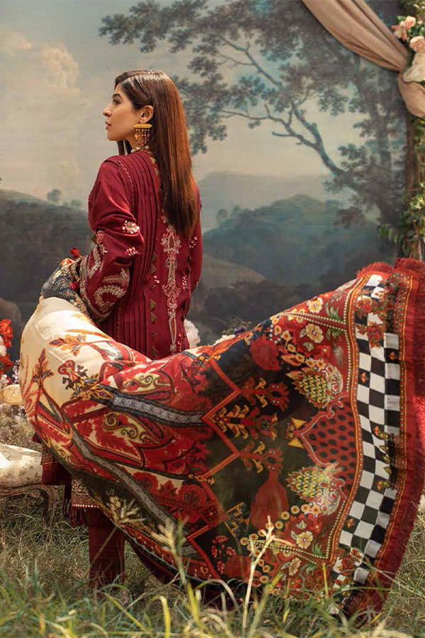 Maryam Hussain Winter Shawl`20 D#4