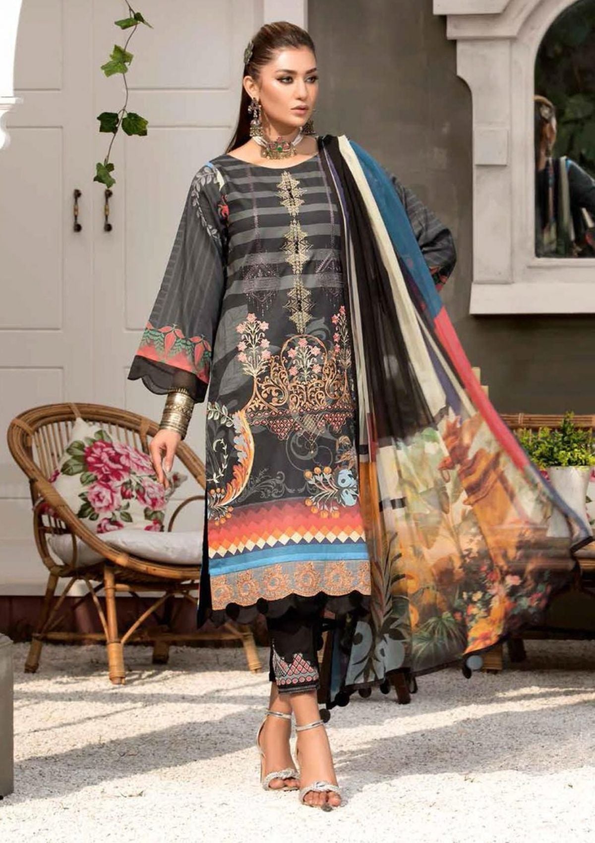 Zarif S/S Lawn`21 D#04
