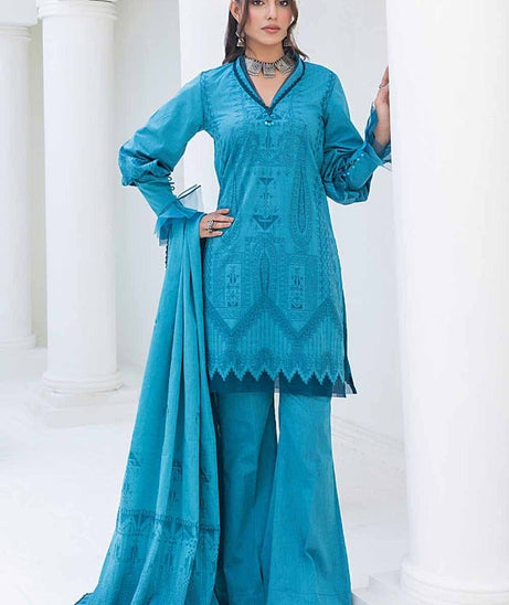 Gul Ahmed Print Lawn`24 MJ#42006-A