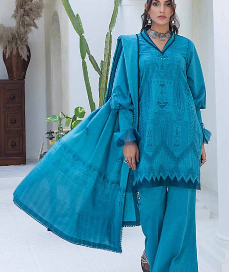 Gul Ahmed Print Lawn`24 MJ#42006-A