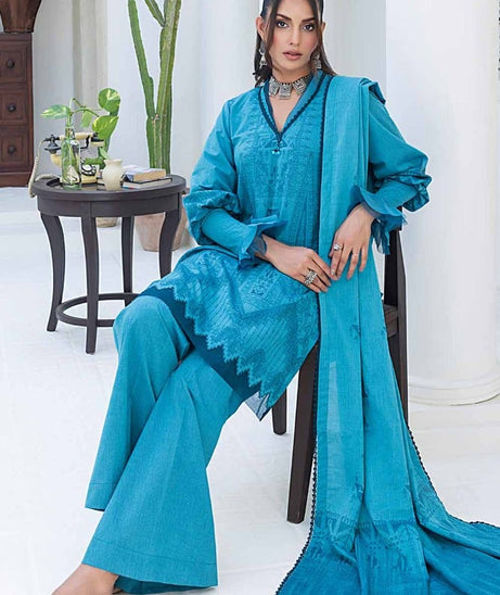 Gul Ahmed Print Lawn`24 MJ#42006-A