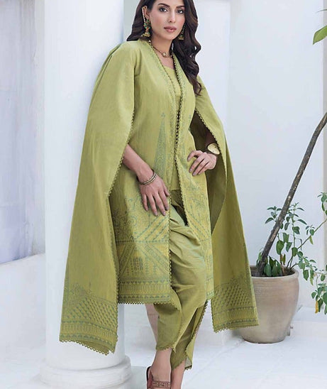 Gul Ahmed Print Lawn`24 MJ#42009