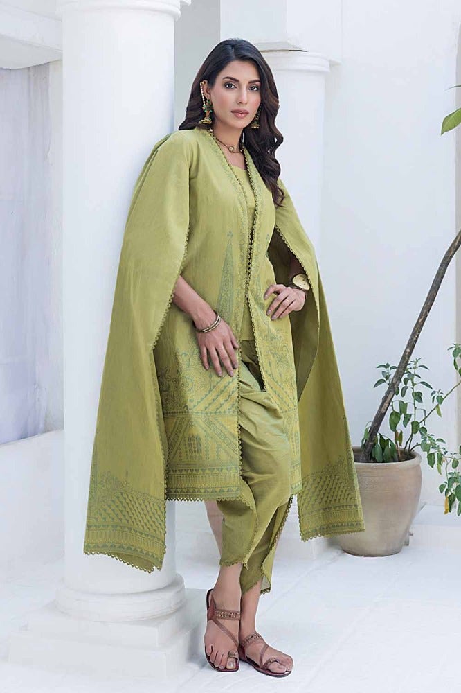 Gul Ahmed Print Lawn`24 MJ#42009