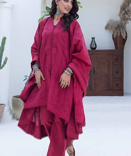 Gul Ahmed Print Lawn`24 MJ#42011-A
