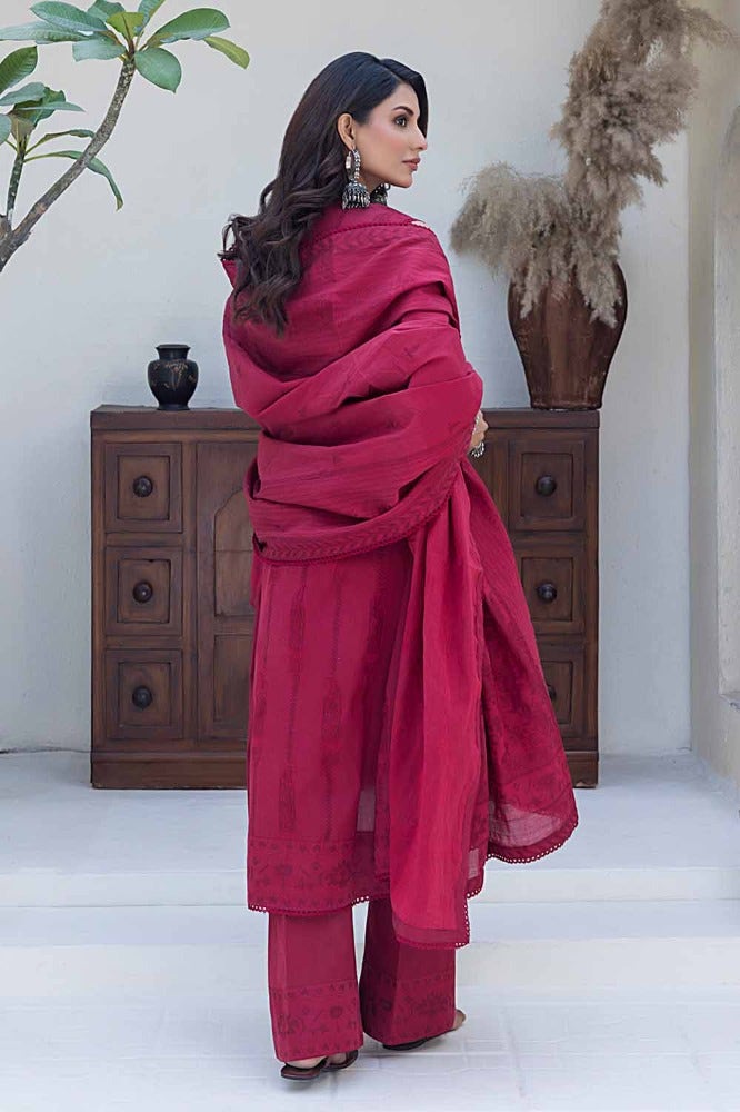 Gul Ahmed Print Lawn`24 MJ#42011-A