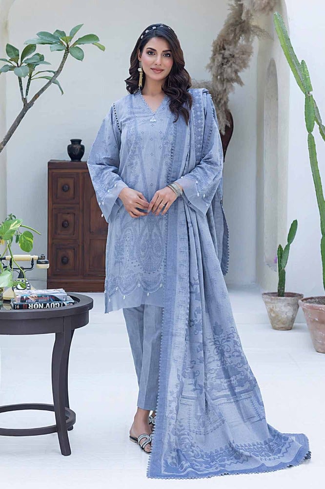 Gul Ahmed Print Lawn`24 MJ#42032-A