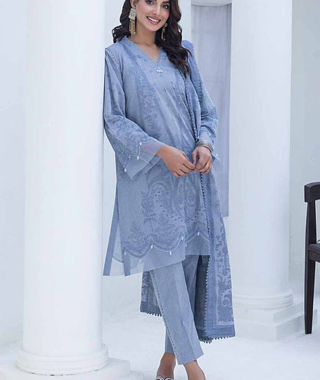 Gul Ahmed Print Lawn`24 MJ#42032-A