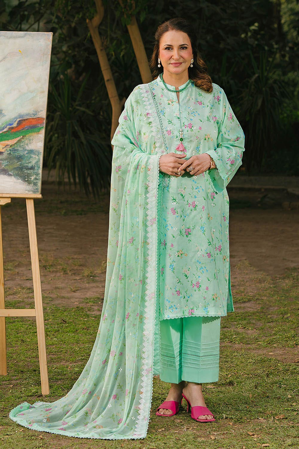 Gul Ahmed Summer Lawn'25 BM#52008