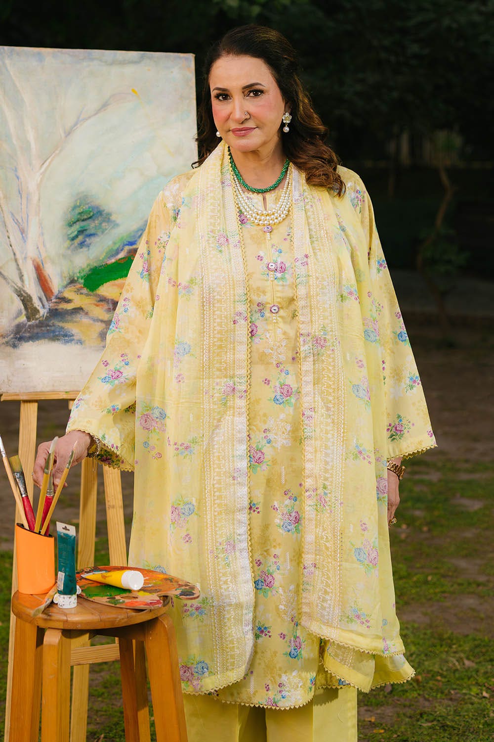 Gul Ahmed Summer Lawn'25 BM#52007