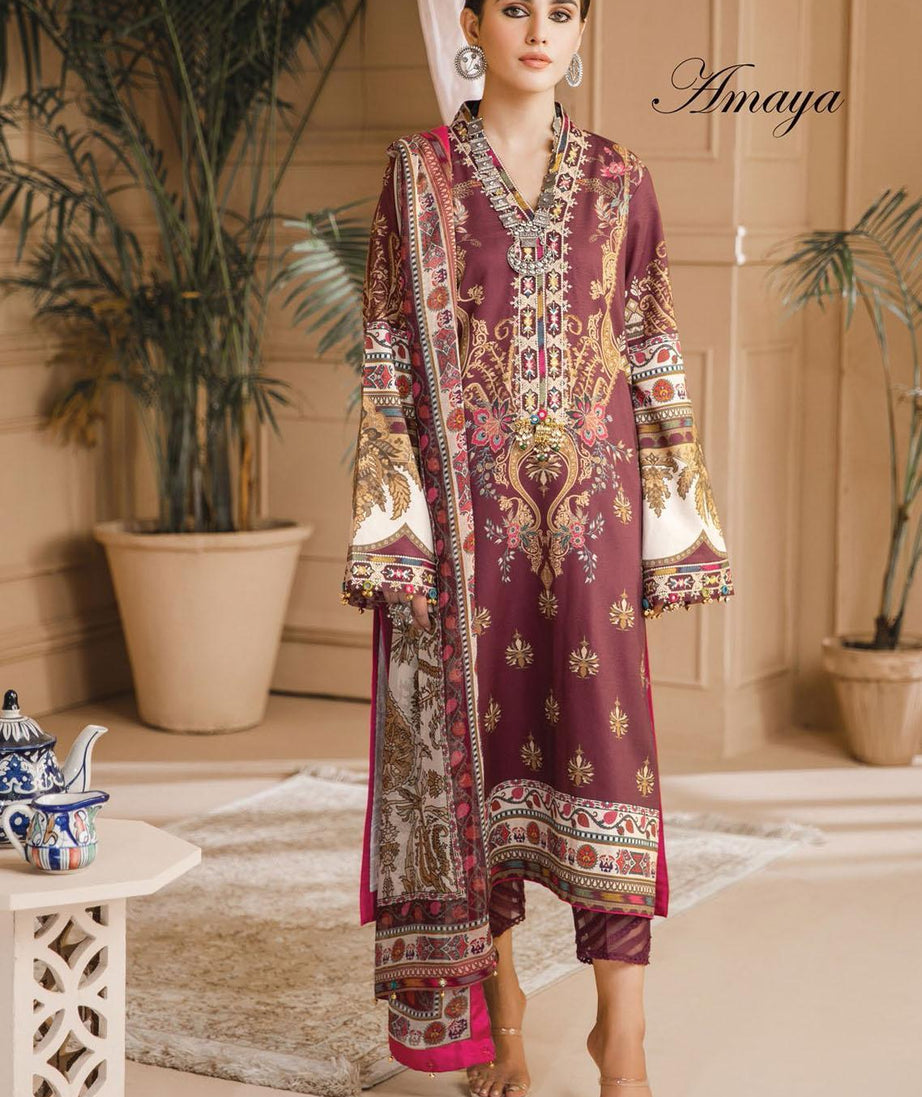 Anaya Noor Bano Embroidered`21 D#9 (Amaya)