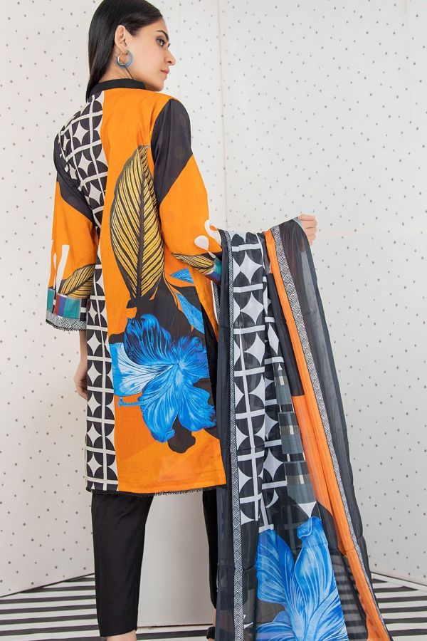 Orchid Print lawn`21 D#6