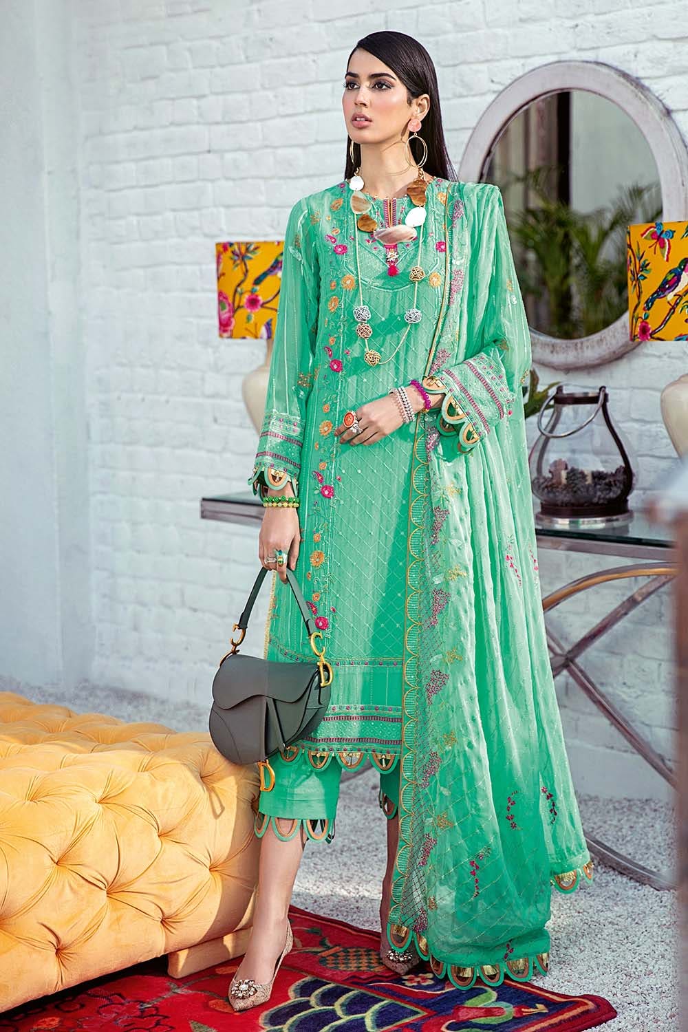 Gul Ahmed Emb Lawn'21 LE-30