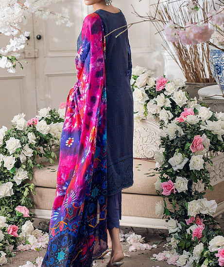 Al Zohaib Parizeh Premium Chikankari`21 D#02