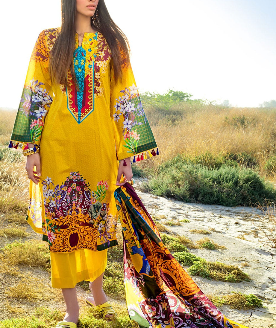 Gul Ahmed Emb Lawn'21 CL-1251 B