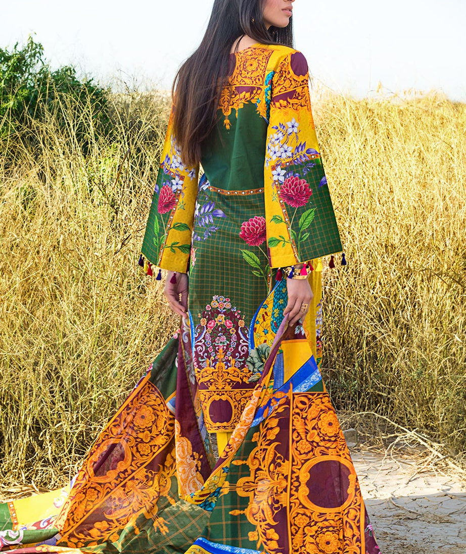 Gul Ahmed Emb Lawn'21 CL-1251 B