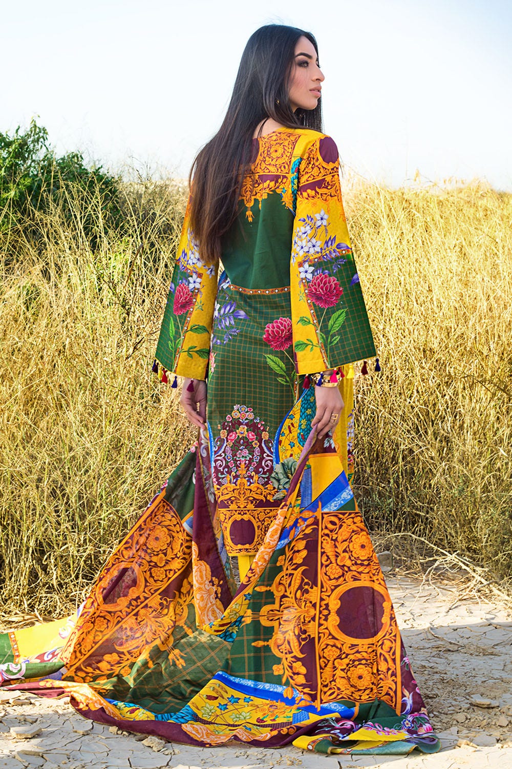 Gul Ahmed Emb Lawn'21 CL-1251 B
