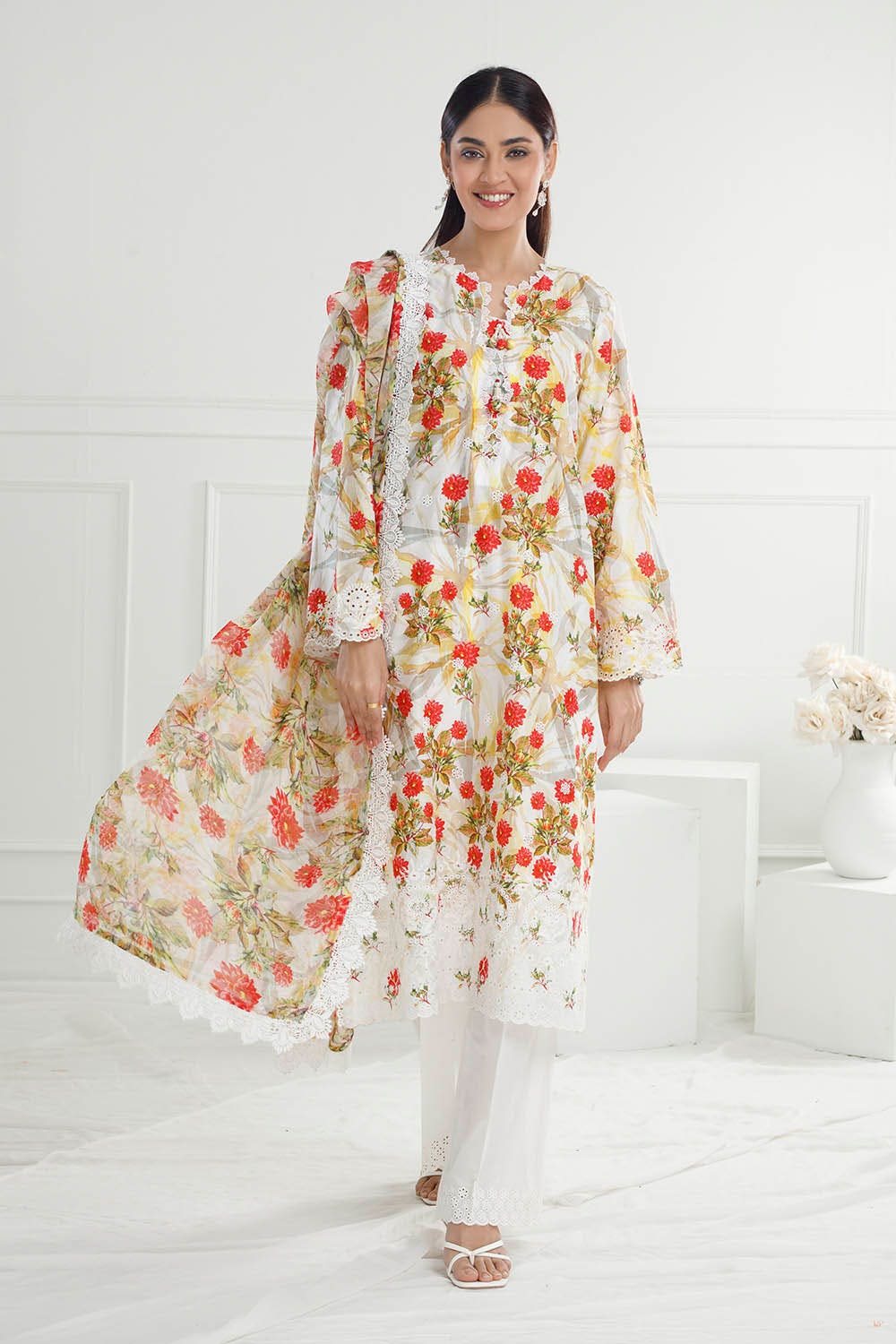 Gul Ahmed Summer Lawn'25 PR#52006-A