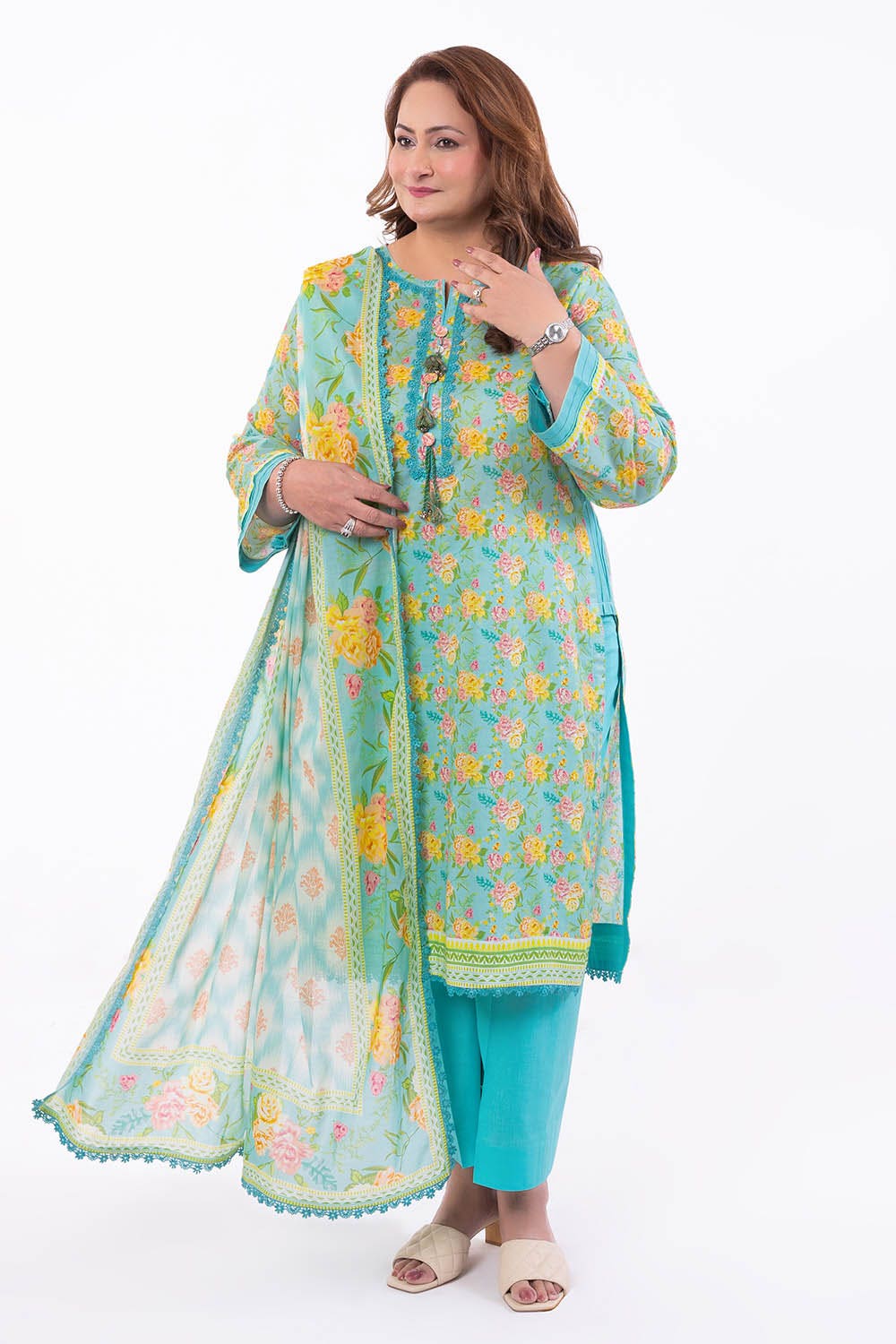 Gul Ahmed Summer Lawn'25 CL#52417