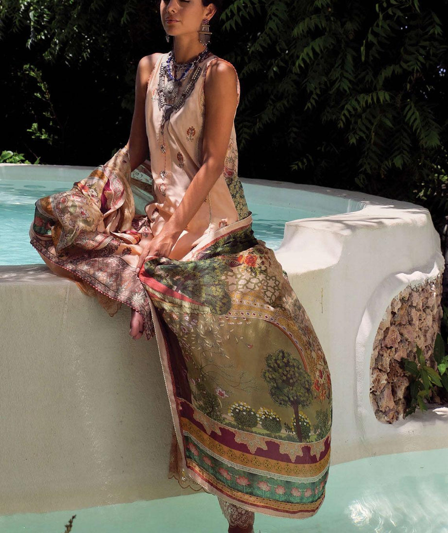 Qalamkar Luxury Lawn`20 QLL#16