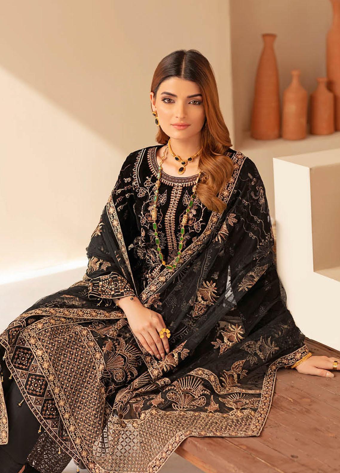 Ramsha Velvet Collection`21 V#401 V-4