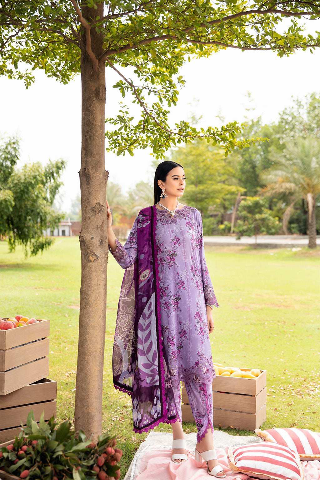 Ramsha Rangrez L/Lawn'25 Vol-6 D#606