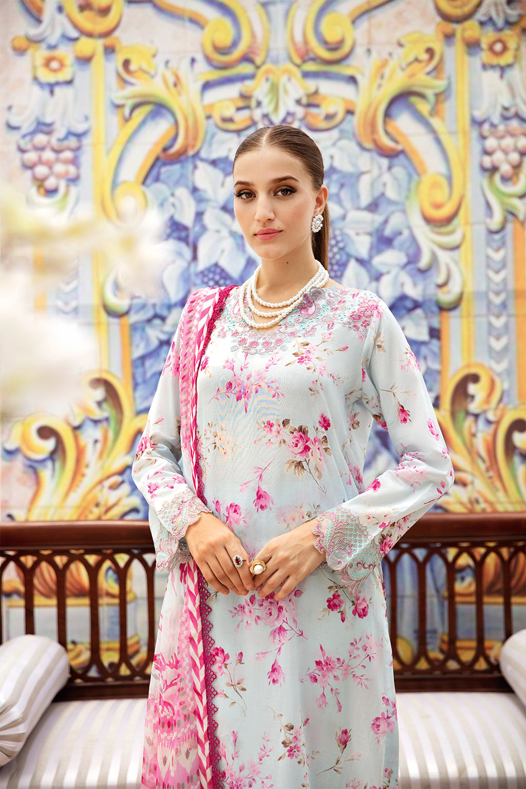 Ramsha Rangrez L/Lawn'25 Vol-6 D#610