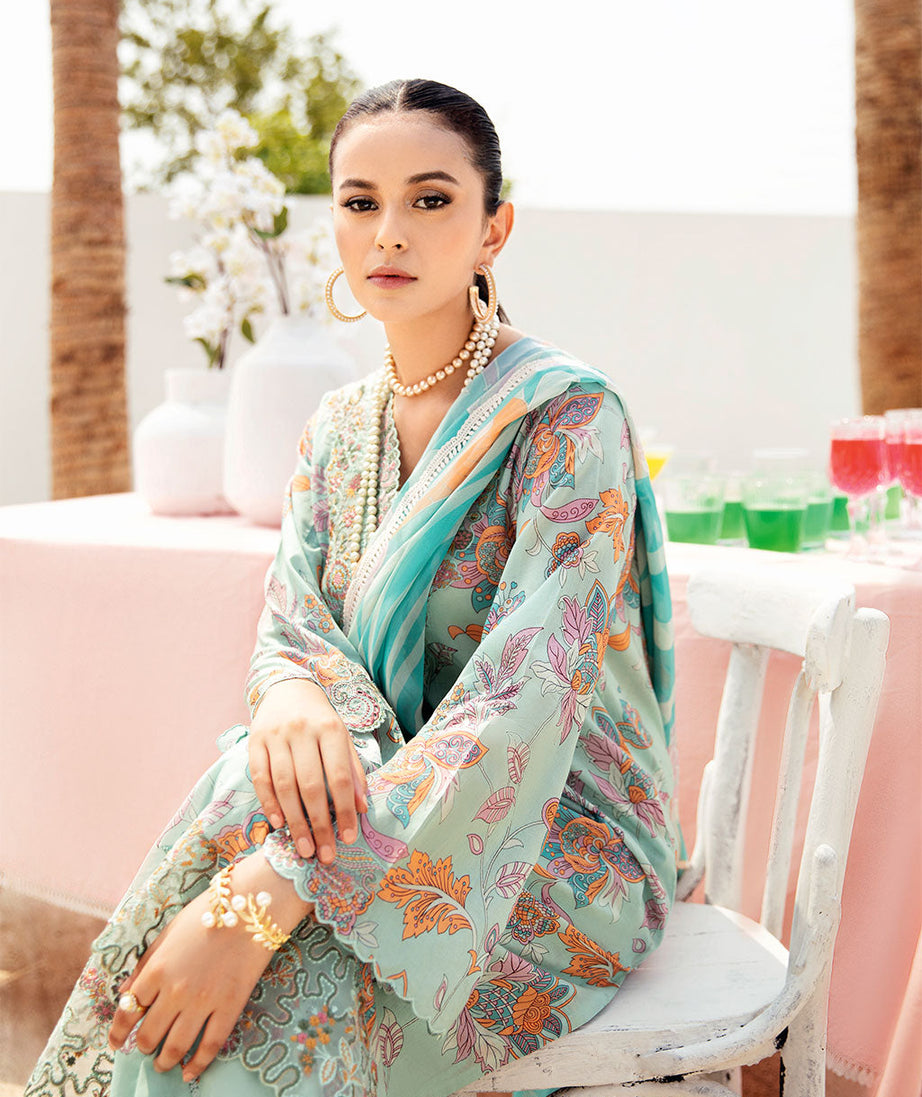 Ramsha Rangrez L/Lawn'25 Vol-6 D#607