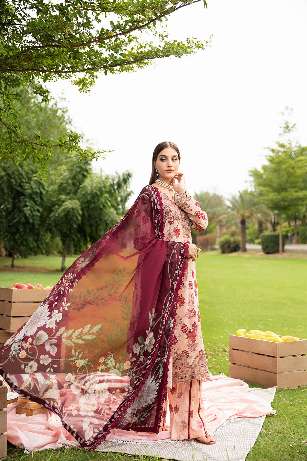 Ramsha Rangrez L/Lawn'25 Vol-6 D#605