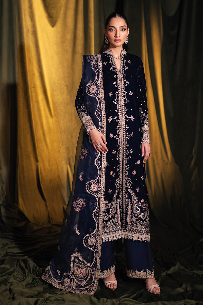 Qalamqar velvet Edit'24 BK-05 DALIA