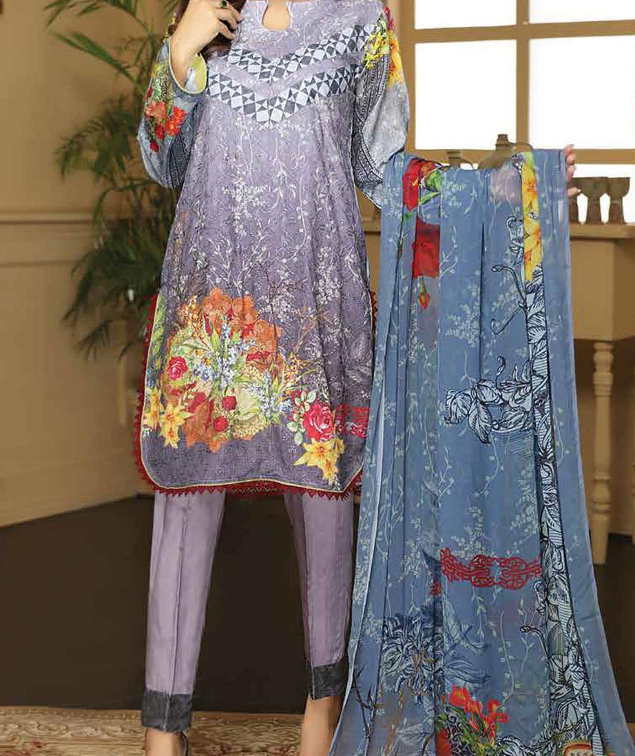Sanam Saeed C/kari Viscose`19 D#01