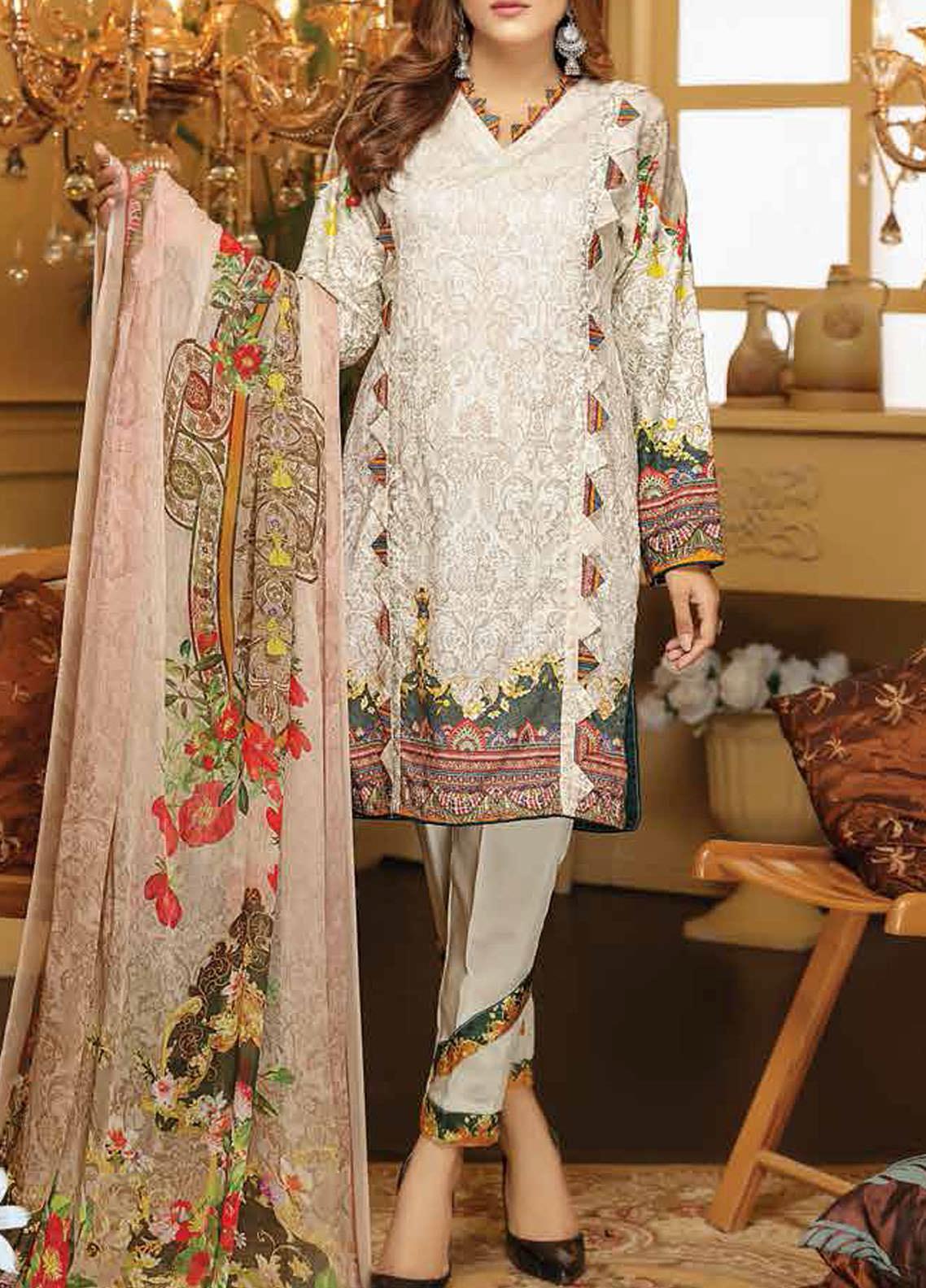 Sanam Saeed C/kari Viscose`19 D#02