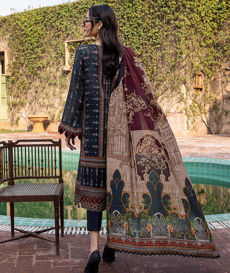 Sana & Sara Print Lawn`22 D#08 D Grey