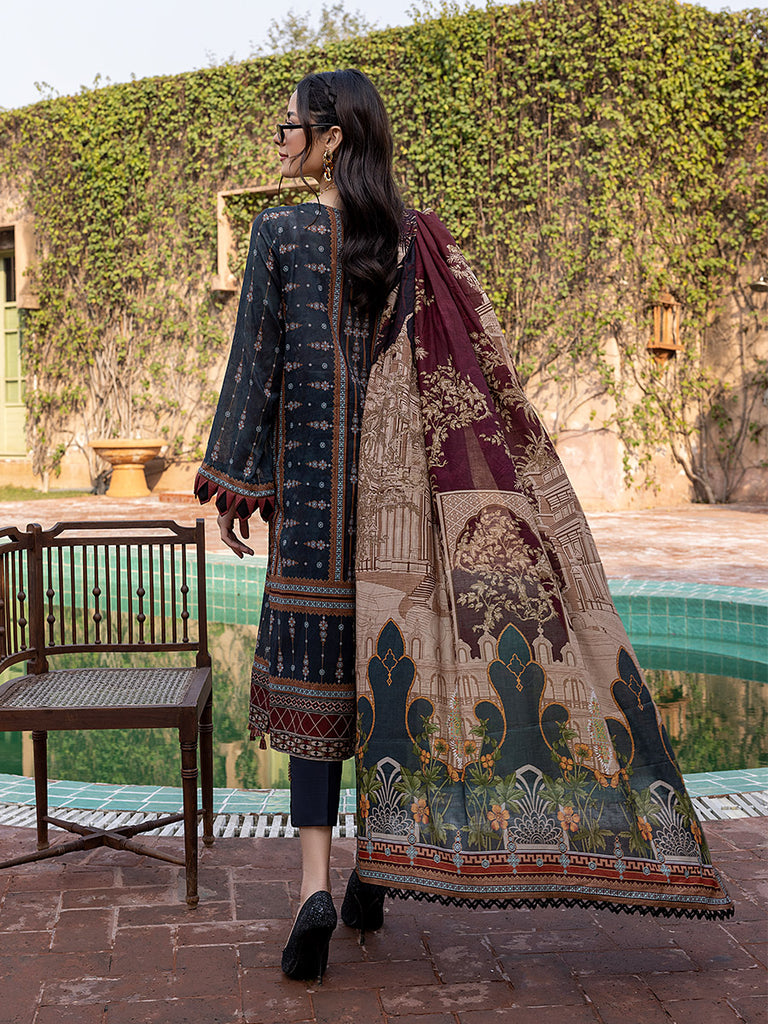 Sana & Sara Print Lawn`22 D#08 D Grey