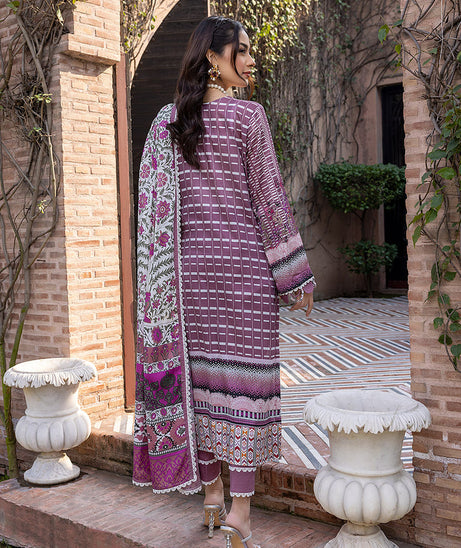 Sana & Sara Print Lawn`22 D#24 Falsa