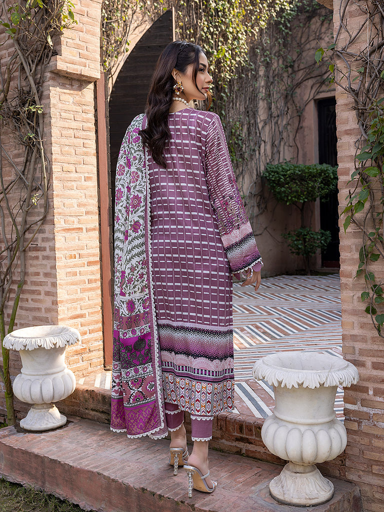 Sana & Sara Print Lawn`22 D#24 Falsa