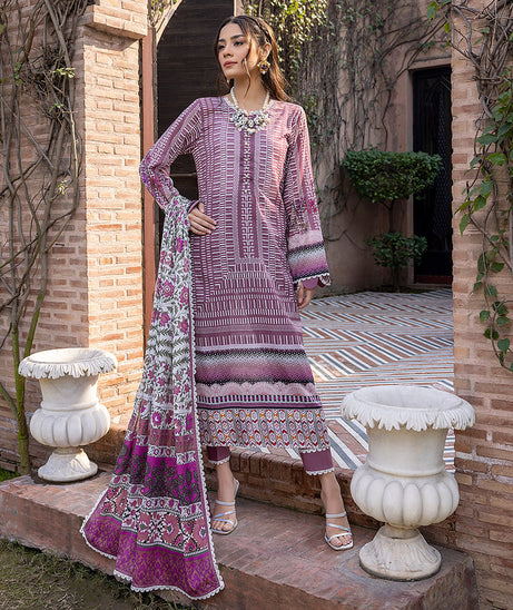 Sana & Sara Print Lawn`22 D#24 Falsa