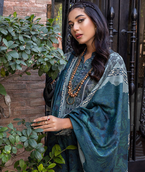 Sana & Sara Print Lawn`22 D#07 D Grey
