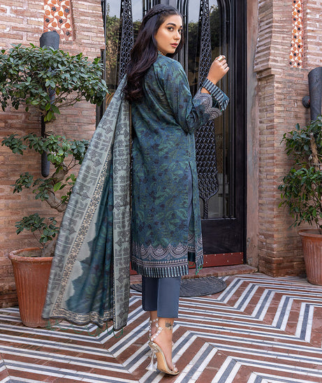 Sana & Sara Print Lawn`22 D#07 D Grey