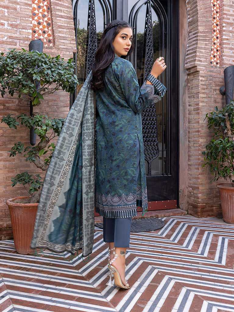 Sana & Sara Print Lawn`22 D#07 D Grey